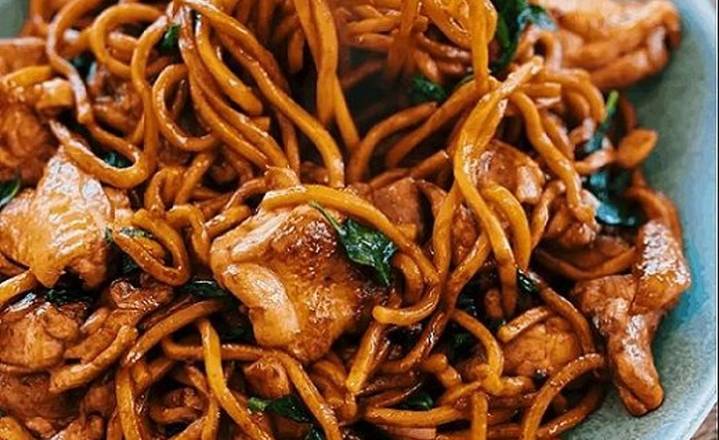 Mongolian Lamb Dry Noodle 蒙古羊肉撈麵
